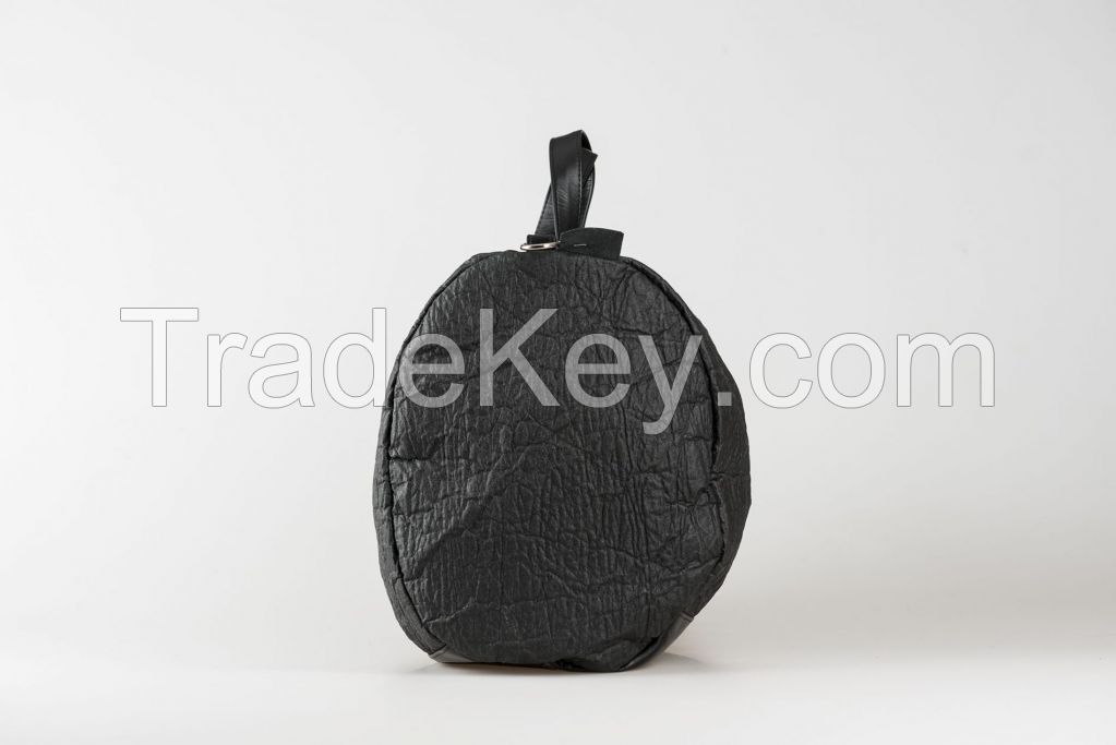 Pinatex leather duffle bag