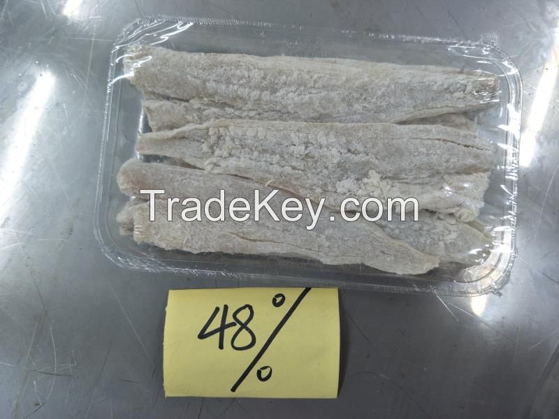 Dry salted pollock fillet
