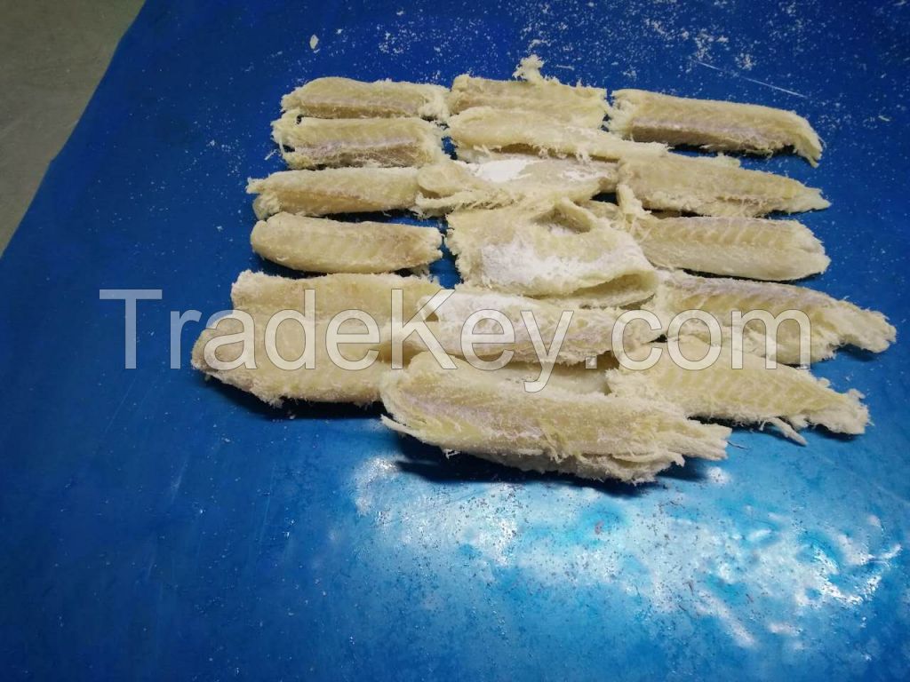 Dry salted pollock micas