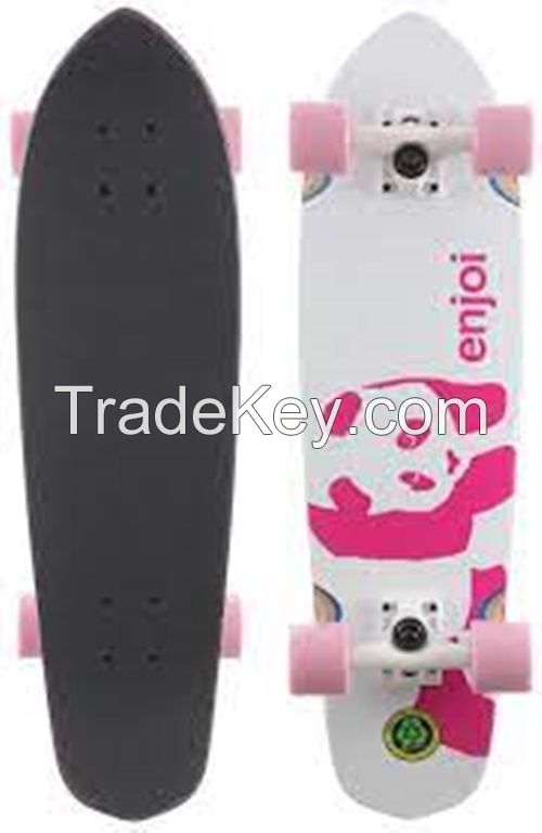 Whitey Panda 28&quot; Complete Cruiser Skateboard