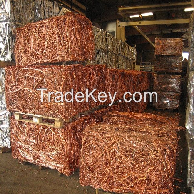 High Purity Copper Millberry/ Wire Scrap 99.95% to 99.99% Purity