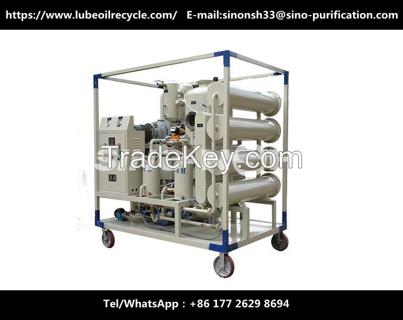 Double-stage High-efficiency Vacuum Transformer Oil Purification And Regeneration Plant