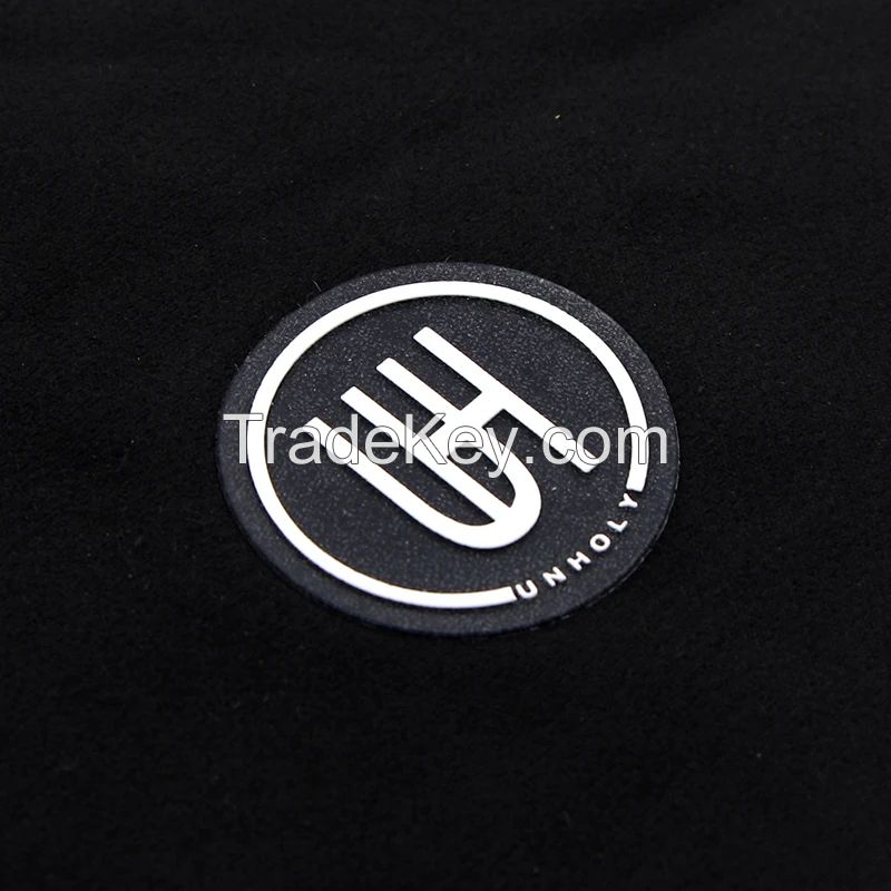 Hoodies Heat Press Vinyl Tag 2d Logo Designs Brand Name Clothing T-Shirt Sticker Custom 3D Silicone Heat Transfer Print Labels