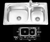 Stainless Steel Kitchen Sink (KAD035)
