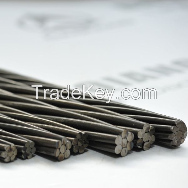  PC Steel Strand for Ground and Rock Anchors/Bridges/Highway/Railway Sleeper