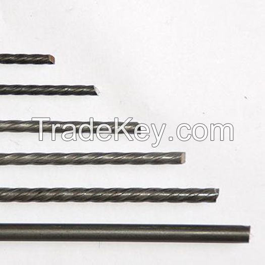 prestressed Concrete Wire Supplier 4mm 6mm 7mm Spiral Ribbed High Carbon Tension PC Steel Wire