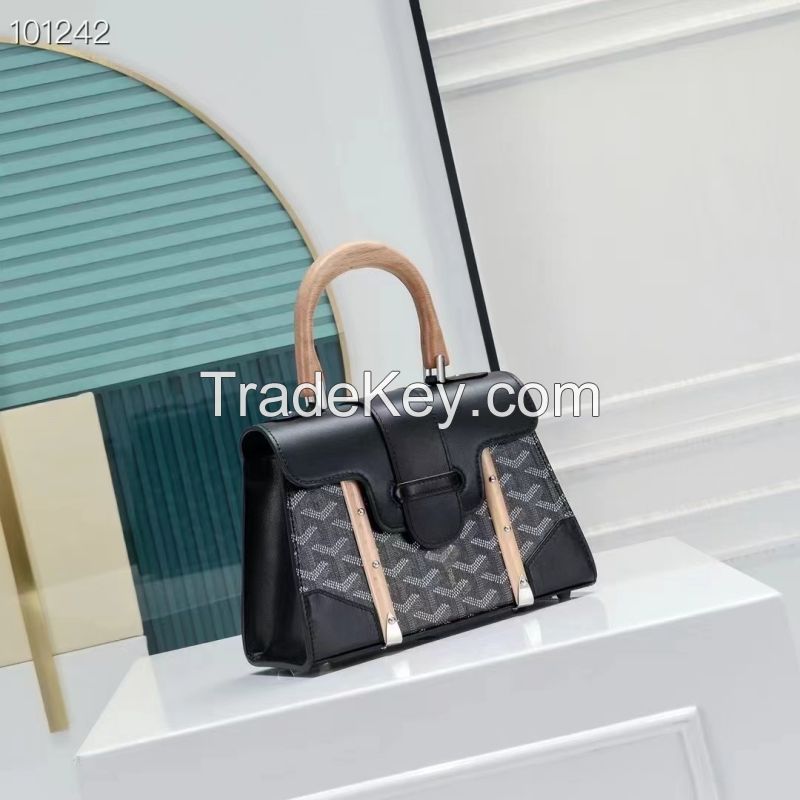 2024 new designer     fashion high-end genuine leather lady handbags