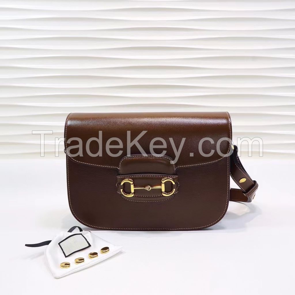 Women's Bag Genuine Leather Chain Small Square Bag Handheld One Shoulder Crossbody Bag 2024 New Women's Bag Small Luxury Women's Bag