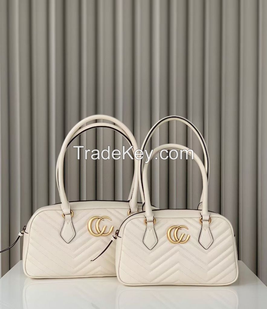 Women's Bag 2024 New Leather Shoulder Bag Crossbody Bag Light Luxury Bag Women's Bag