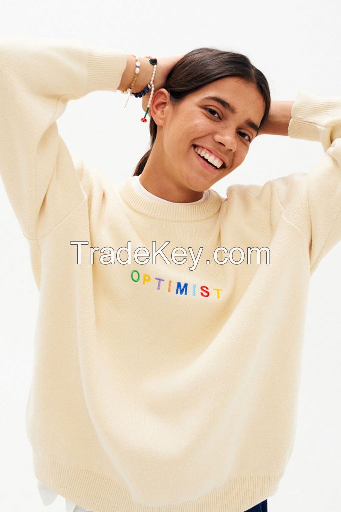 &quot;Optimist&quot; Sweater