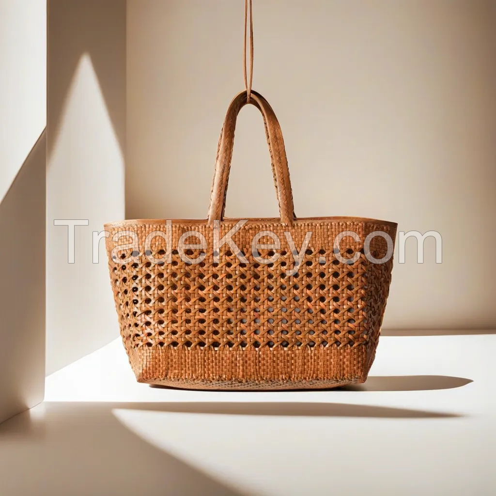 Stysion Handcrafted Woven Leather Bag