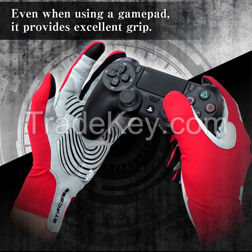 STRASSE Racing Gloves Simulator Racing Driving Steering Wheel Controller Red