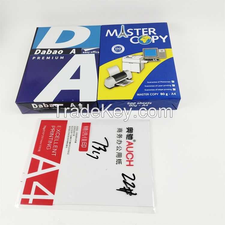 New Arrival Copy Paper 70GSM 80GSM Wood Pulp A4 Paper Office Printed Paper