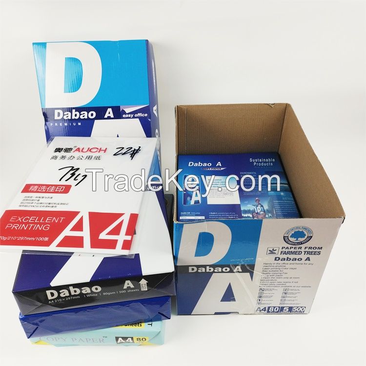 New Arrival Copy Paper 70GSM 80GSM Wood Pulp A4 Paper Office Printed Paper