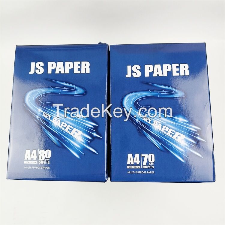 Manufacturers 70gsm 75gsm 80gsm Hard A4 Copy Bond print Paper Draft Double White Printer Office Copy Paper