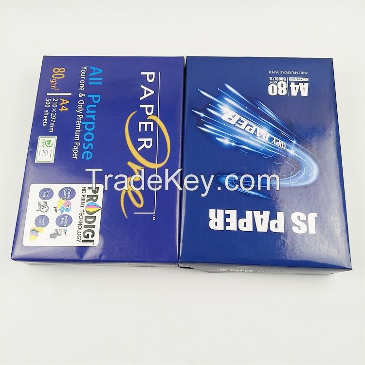 White Office Copy Paper 70GSM/80GSM A4 Paper With Custom Printing Pack