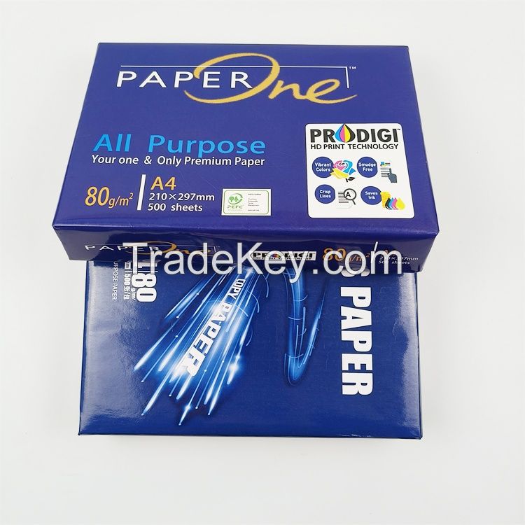 White Office Copy Paper 70GSM/80GSM A4 Paper With Custom Printing Pack