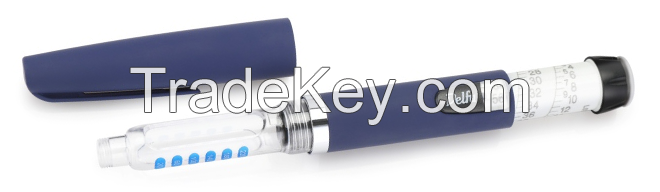 Adjustable dose reusable pen injector