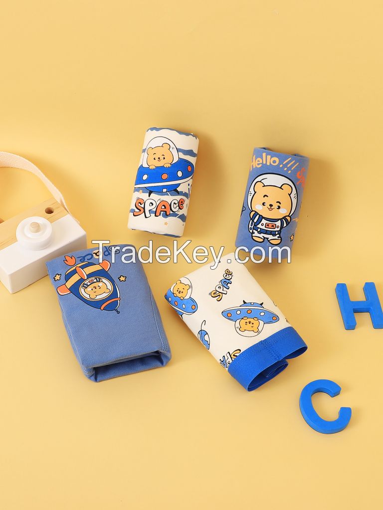 Children's cotton underwear factory OEM/ODM custom logo spot wholesale