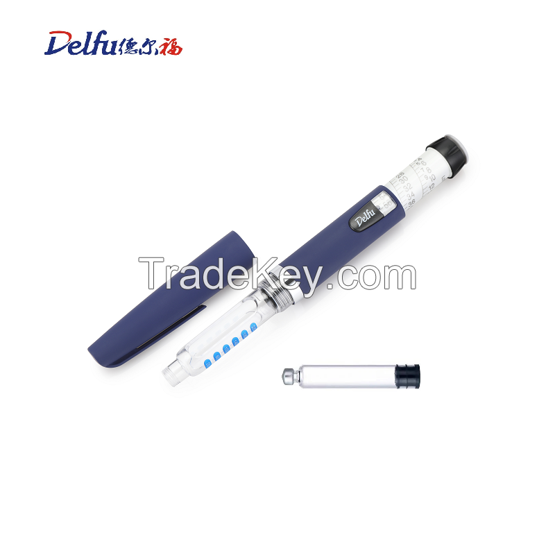 Diabetes Written Test 0-0.6ml Injection Insulin Pen Reusable for 3ml  cartridge