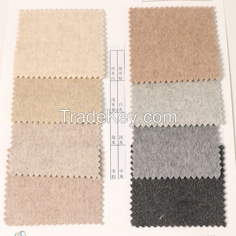 Mixed color 70% woolen fabric Autumn/Winter fashion coat woolen double sided coat cloth