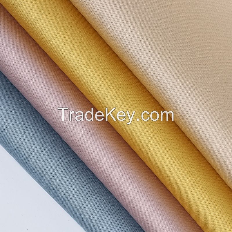 Polyester satin satin fabric with satin satin performance women's dress fabric