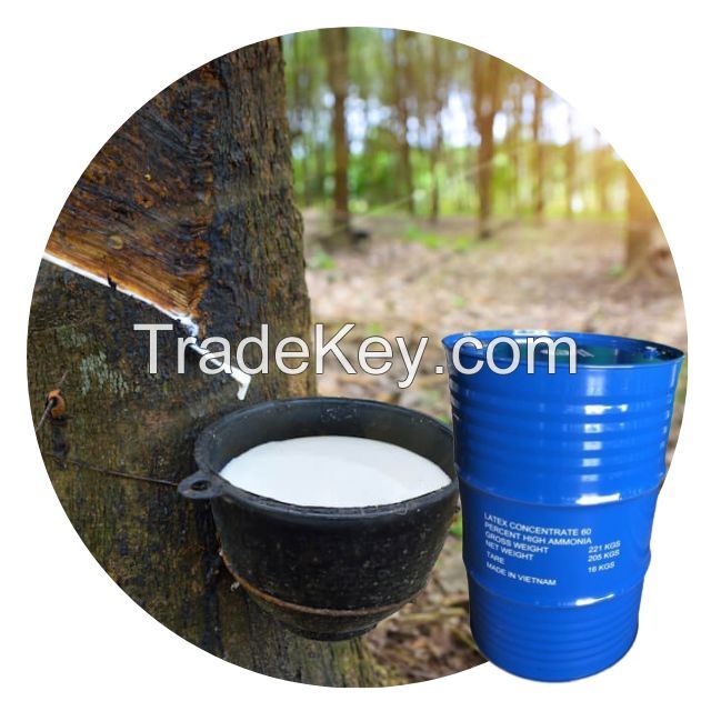 Natural Latex 60% Drc Natural Rubber Latex Liquid Vietnam Latex Rubber Manufacturer