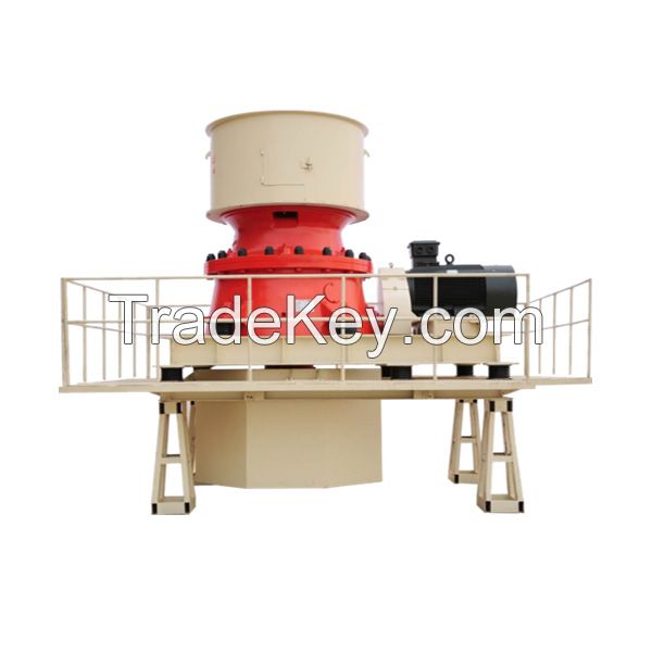 Single cylinder hydraulic cone machine