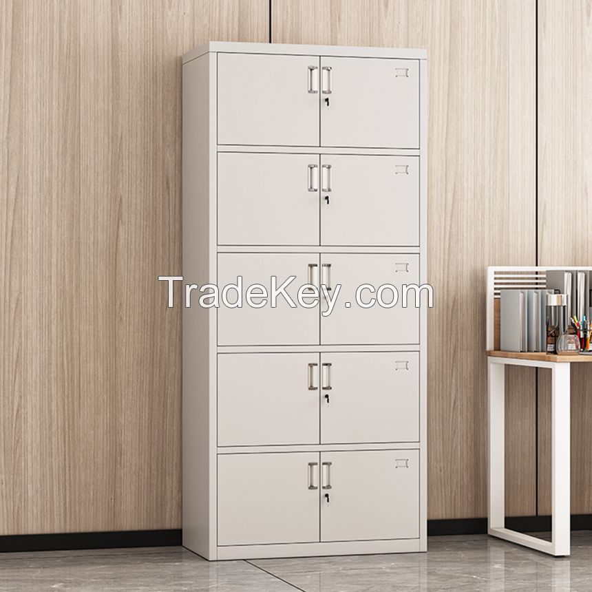 Five-Section Combination Steel Filing Cabinet Office Storage Furniture for File Management