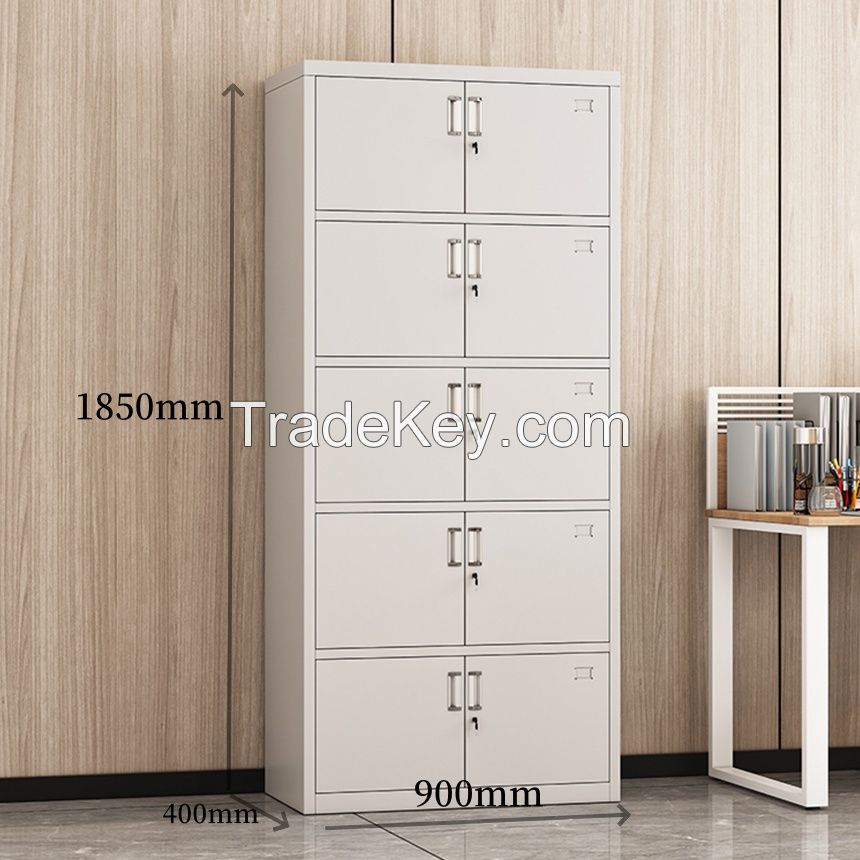 Five-Section Combination Steel Filing Cabinet Office Storage Furniture for File Management