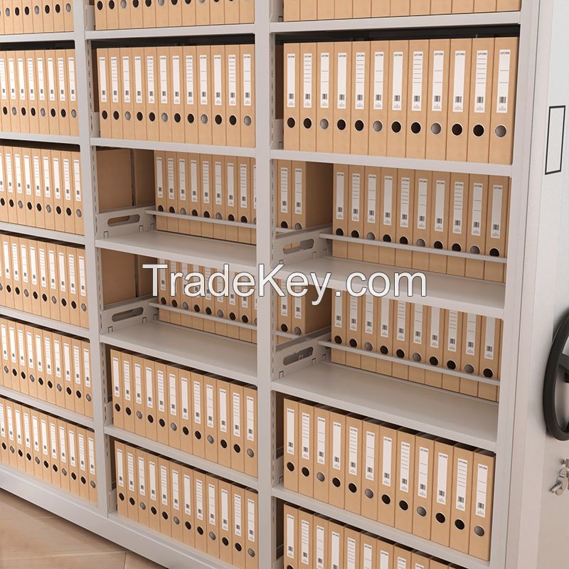 Customized Metal Intelligent Mobile Shelving library book metal shelf mobile Storage shelves mobile shelf rack