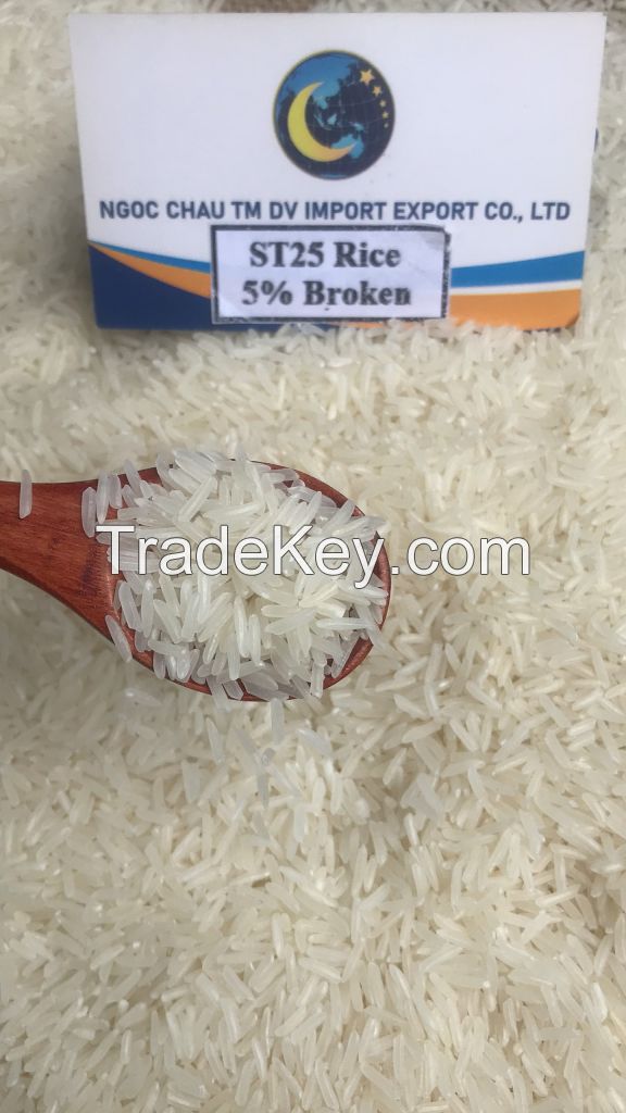 ST25 Rice High Quality In Viet Nam Exporter Specialty 100% Organic Long Grain ST25 Best of Rice