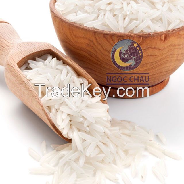 Dried 5451Long Grain White Rice Vietnam Supplier 5% 25% Broken High Quality Low Price Top Exporter From Vietnam 25kg Bag HACCP