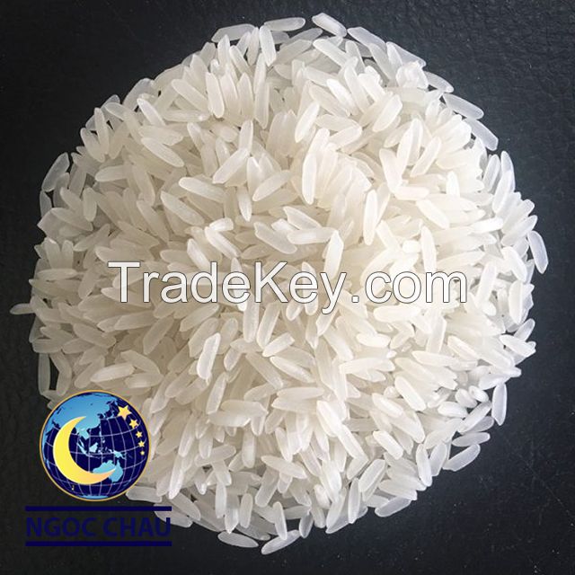 Dried 5451Long Grain White Rice Vietnam Supplier 5% 25% Broken High Quality Low Price Top Exporter From Vietnam 25kg Bag HACCP