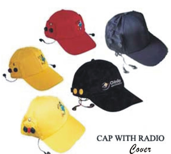 cap with radio