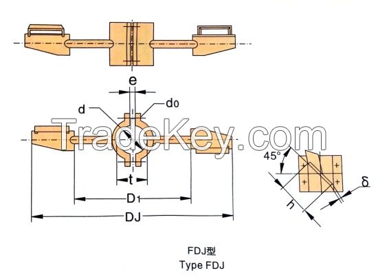 Double-paddle Agitator Integral Paddle Impeller with Subsidiary Blades