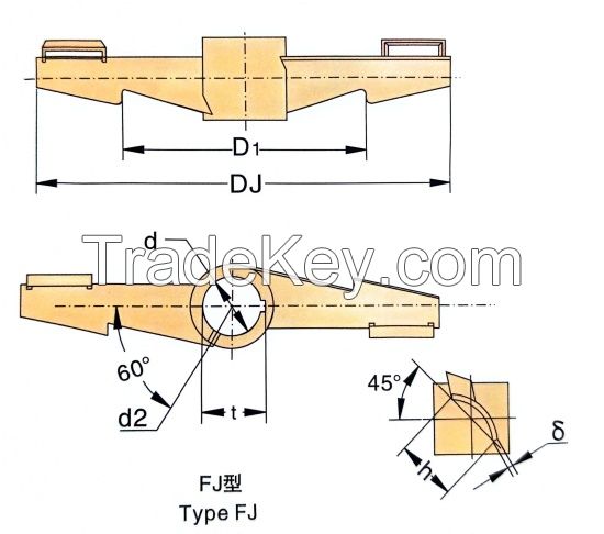 Double-paddle Agitator Integral Paddle Impeller with Subsidiary Blades