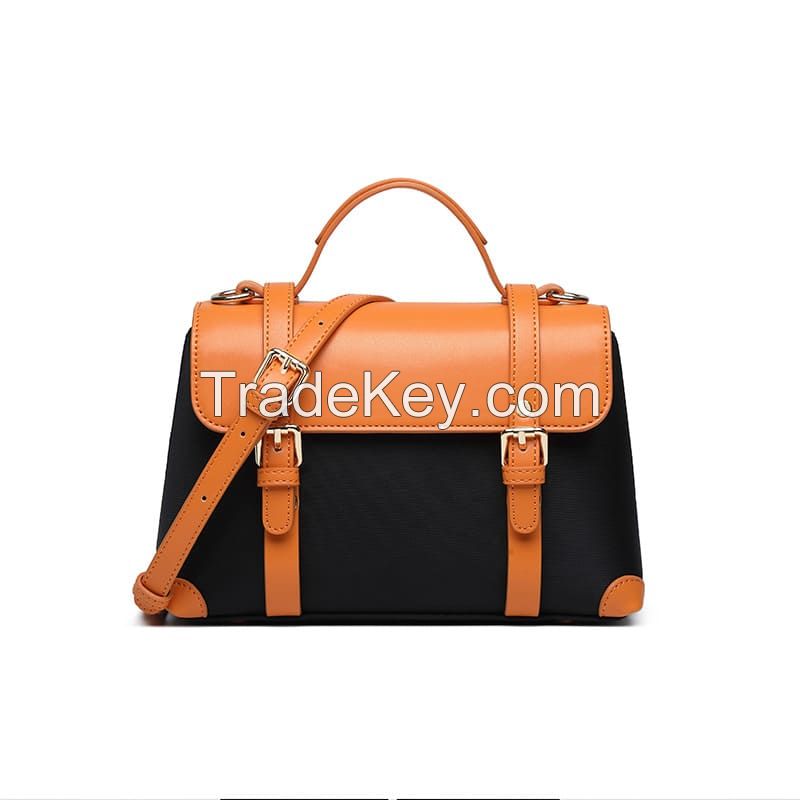 Vegetable Leather Crossbody Shoulder Bag  Retro Leather Handbag Niche and Stylish Crossbody Bag