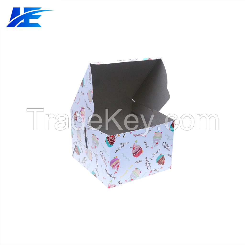 Luxus Export: Plain/Printed Cake Box (7*7*5) - 250 GM