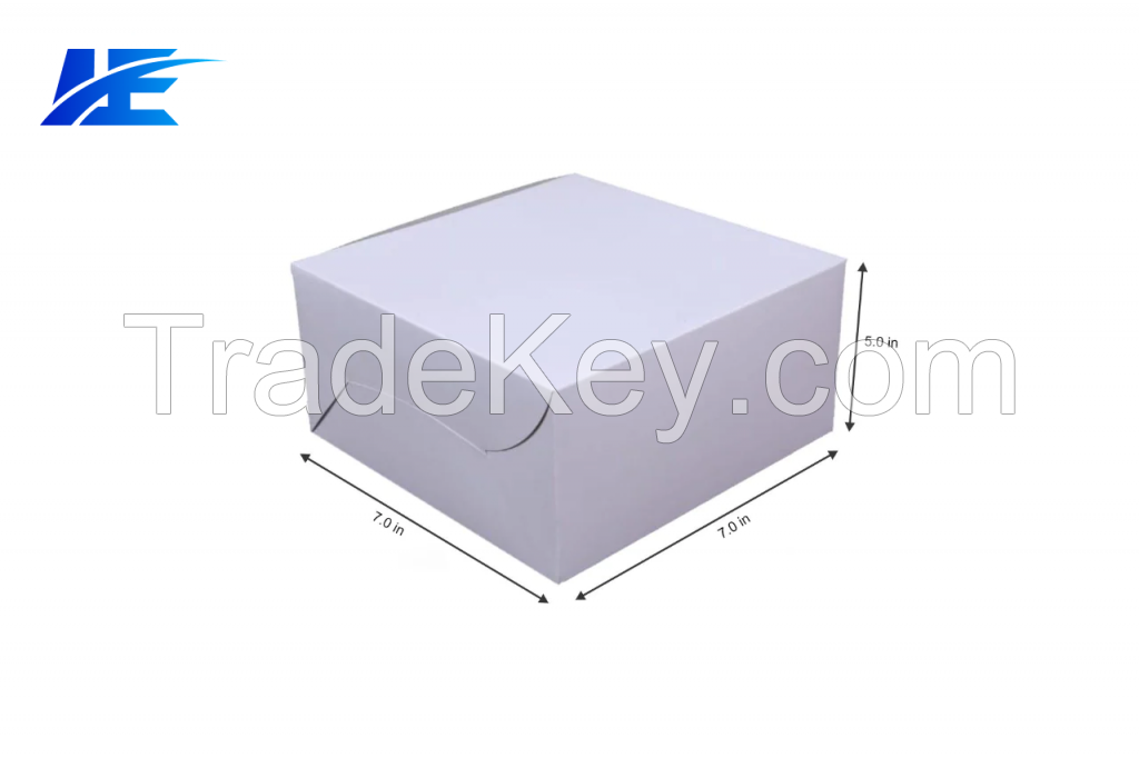 Luxus Export: Plain/Printed Cake Box (7*7*5) - 250 GM