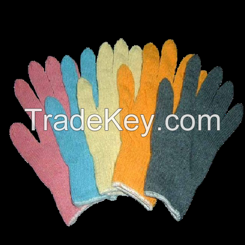 Knitted Working Gloves for Safety Weight 650 gram per dozen pairs Dotted Glove Safety Glove PPE Glove Hand Glove Working Glove Custom Glove Knitted Glove OEM Glove