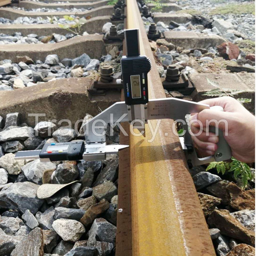 Digital Rail Profile Gauge for Rail Head Wear and Side Cut Measuring