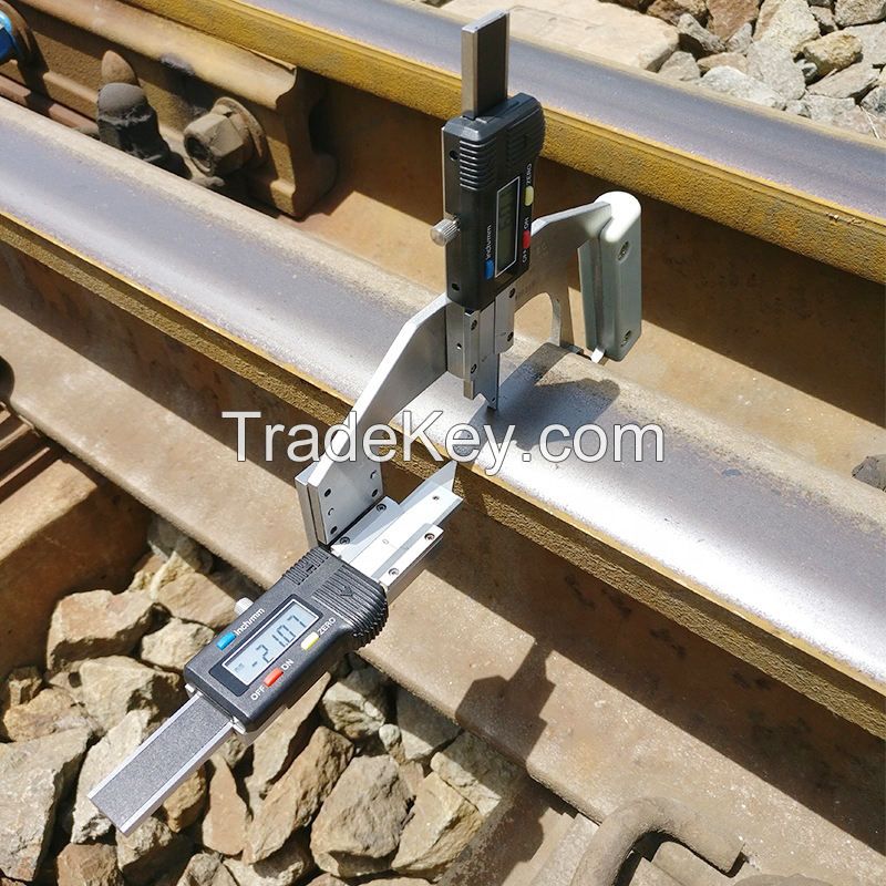 Digital Rail Profile Gauge for Rail Head Wear and Side Cut Measuring