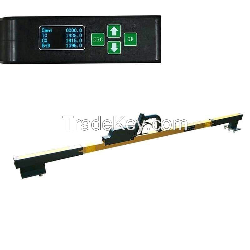 Digital Track gauge for checking the rail gauge measuring back to back distance
