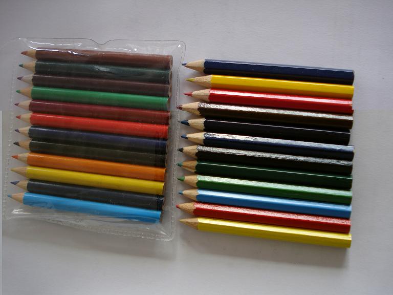 12 Colour Pencil Half Size