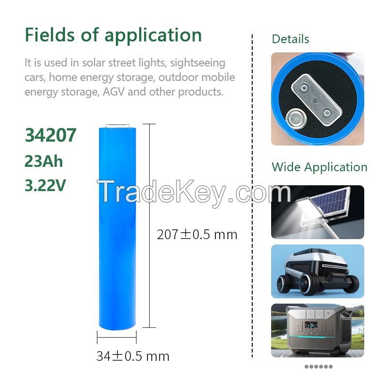 EV Battery CATL 34207 3.2V 280Ah Lifepo4 Cylindrical Cell For New Energy Car Bus