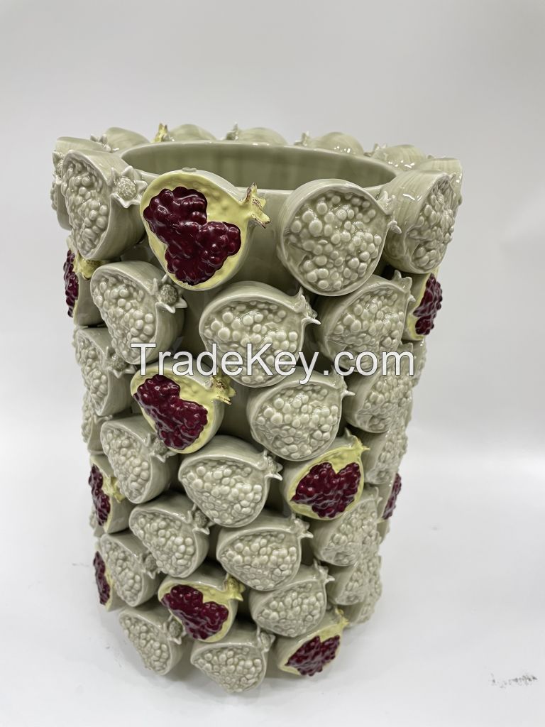 CREATIVE CERAMIC FRUIT AVOCADO FRUIT AVOCADO VASE FOR HOME DECOR