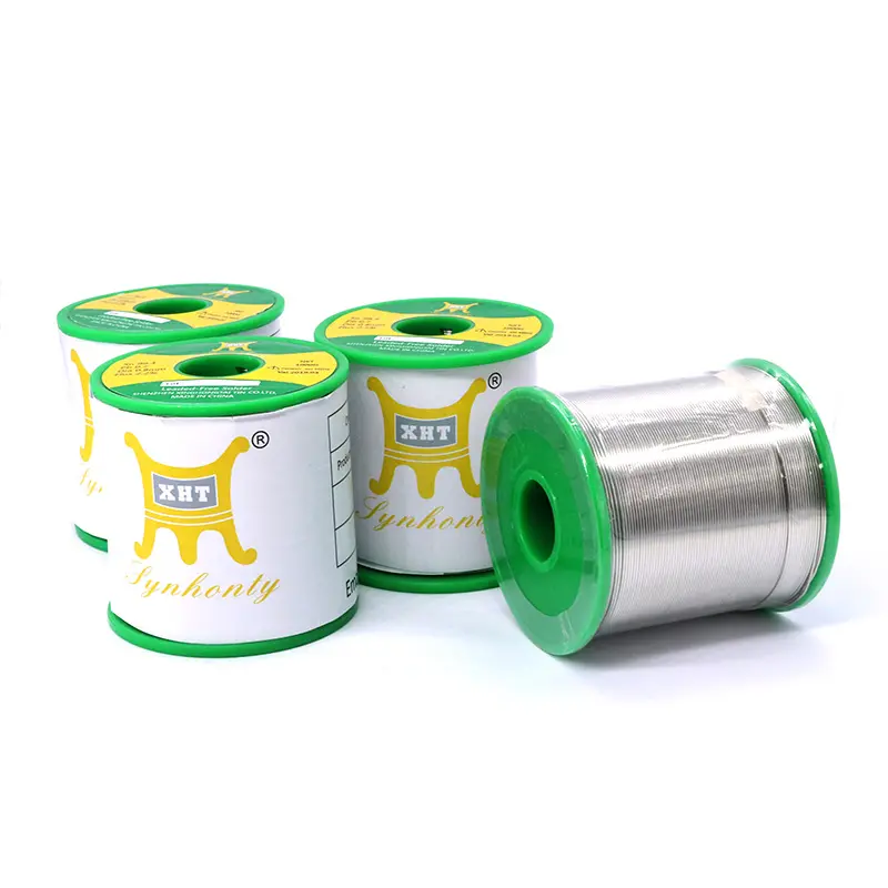 Xht 63 37 Sn63pb37 Solder Wire 0.8 Mm 100g 250g 500g 400lb 1000g Solid Core Super Soldering Wire 60 40 Sn60pb40 Lead Solder Wire