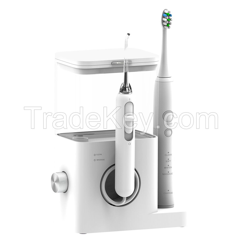 Dental Flosser & Electric Toothbrush Combo
