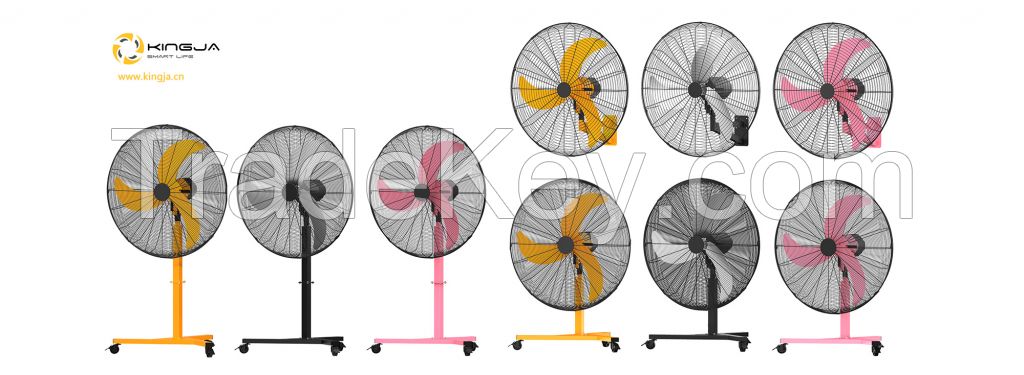Large 36-inch pedestal fan with timer function and DC motor